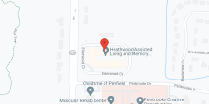 Heathwood Assisted Living at Penfield in google map