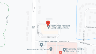 Heathwood Assisted Living at Penfield in google map