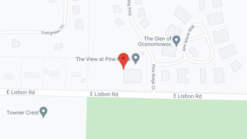 Map of the neighborhood around The View at Pine Ridge