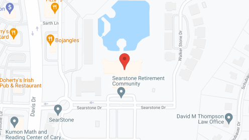 Map of the neighborhood around SearStone