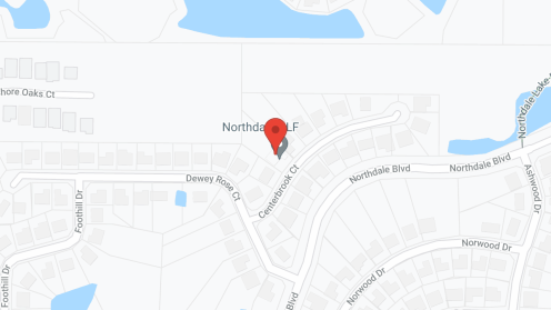 Map of the neighborhood around Northdale ALF