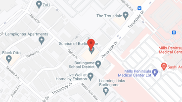 Oakmont of Burlingame in google map