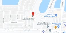 Encore at Avalon Park in google map
