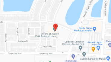 Encore at Avalon Park in google map
