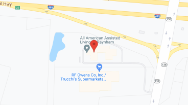 All American Assisted Living at Raynham in google map