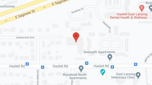 Map of the neighborhood around 1777 Haslett Road Apt.