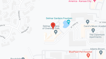 Delmar Gardens of Overland Park in google map