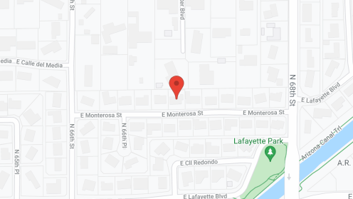 Map of the neighborhood around Constant Care Arcadia