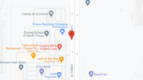 Map of the neighborhood around Saddlebrook