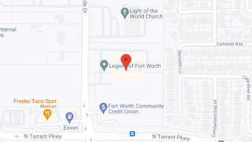 Legend at Fort Worth in google map