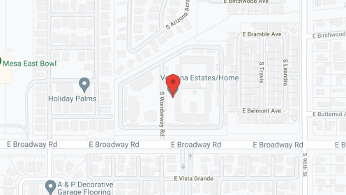 Map of the neighborhood around Ventana Estates