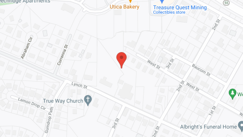 Map of the neighborhood around Brookridge Assisted Living