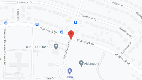 Map of the neighborhood around Aldersgate