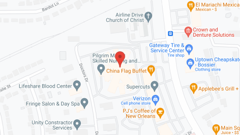 Map of the neighborhood around Pilgrim Manor North