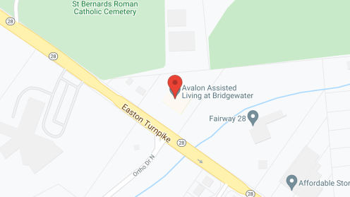 Map of the neighborhood around Avalon Assisted Living at Bridgewater