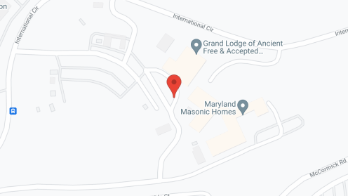 Map of the neighborhood around Maryland Masonic Homes