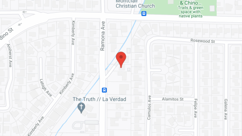 Map of the neighborhood around Mountain View Cottages VIII