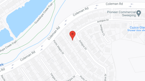Map of the neighborhood around Dawnview Care Almaden