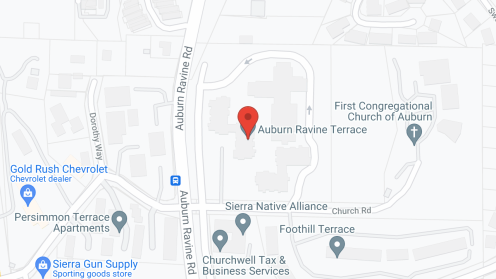 Map of the neighborhood around Auburn Ravine Terrace Rtrmnt