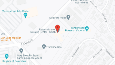 Retama Manors of Victoria in google map