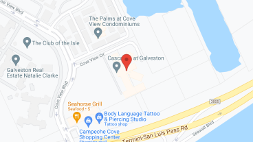 Cascades at Galveston in google map