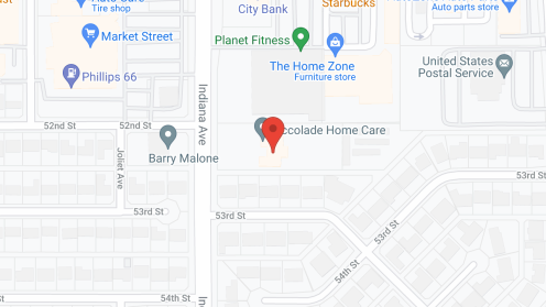 Map of the neighborhood around Accolade Hospice