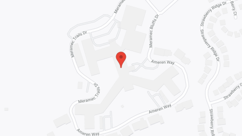 Map of the neighborhood around Meramec Bluffs