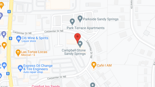 Map of the neighborhood around Campbell-Stone North Apt