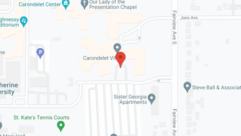 Map of the neighborhood around Carondelet Village