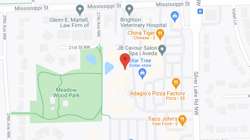 Map of the neighborhood around Meadowood Shores
