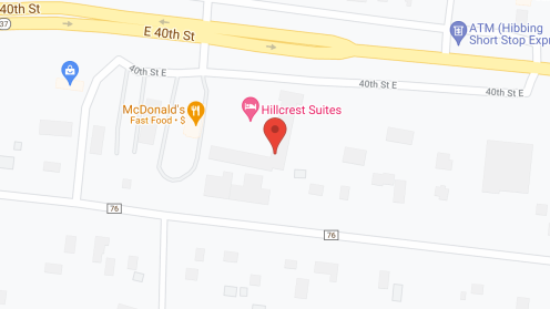 Map of the neighborhood around Hillcrest Terrace