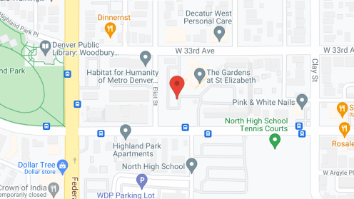 Map of the neighborhood around The Gardens at St. Elizabeth