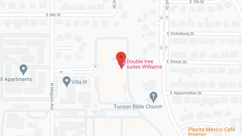Map of the neighborhood around Oasis At Fellowship Square Tucson