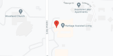 Heritage Assisted living Community in google map