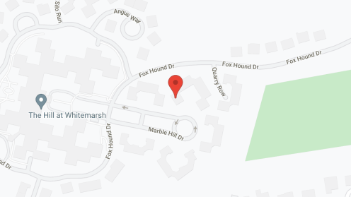 Map of the neighborhood around The Hill at Whitemarsh