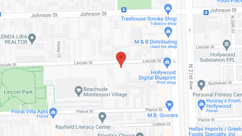 Map of the neighborhood around Lincoln Manor