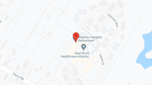 Map of the neighborhood around The Inn At Atlantic Heights
