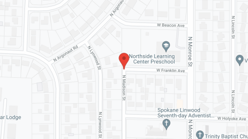 Map of the neighborhood around Whitworth AFH
