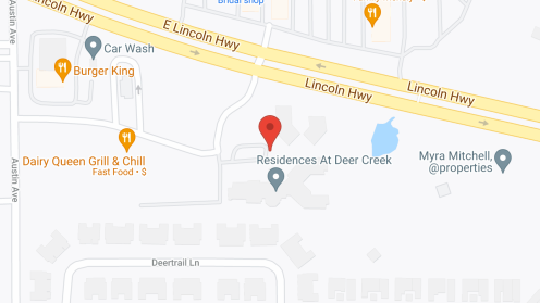 Map of the neighborhood around Residences at Deer Creek
