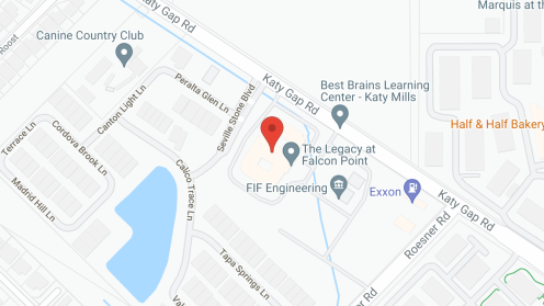 Map of the neighborhood around The Legacy at Falcon Point