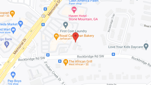 Map of the neighborhood around Masalon Personal Care Home