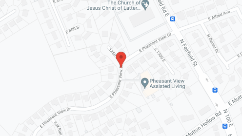 Map of the neighborhood around Pheasant View Assisted Living