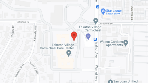 Map of the neighborhood around Eskaton Village Carmichael