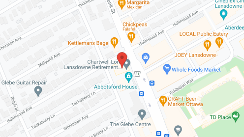 Map of the neighborhood around Lord Lansdowne