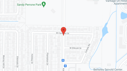 Map of the neighborhood around Inspired Living at Tampa