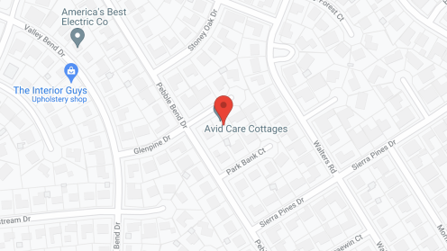 Map of the neighborhood around Avid Care Cottages - North
