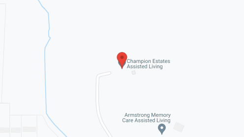 Map of the neighborhood around Champion Estates