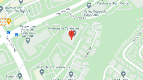 Map of the neighborhood around Horizons at Calabasas
