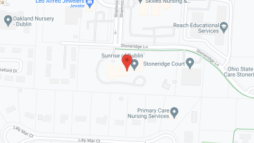 Sunrise of Dublin in google map