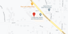 Creekside Health And Rehabilitation in google map